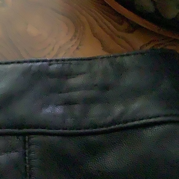 ADLER Collection leather skirt black full-lined zipper back (8) soft lea… - Picture 15 of 15